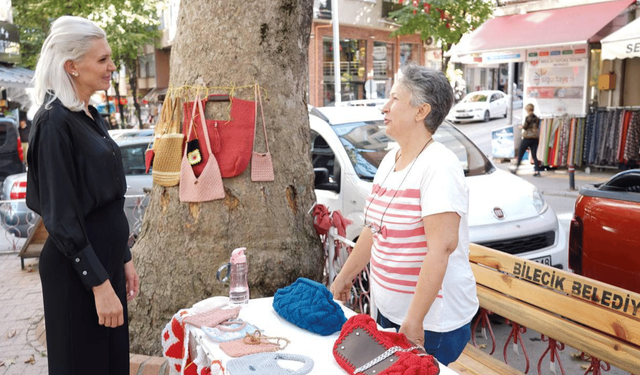 Başkan V. Subaşı üreten kadınları ziyaret etti