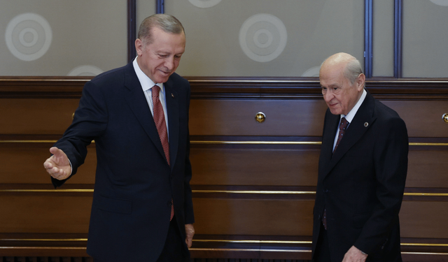 Cumhurbaşkanı Erdoğan, Bahçeli’yi kabul etti