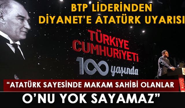 "Bu sefer de Atatürk’ü anmazsanız, bardağı taşıracak son damla olacak."