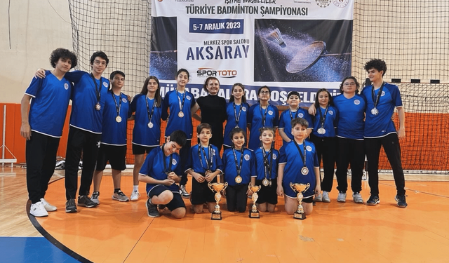 Badminton Türkiye Şampiyonası’nda Eskişehir başarılara imza attı