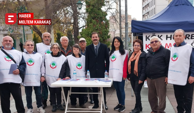 CHP’li Talat Yalaz emekliler için imza verdi