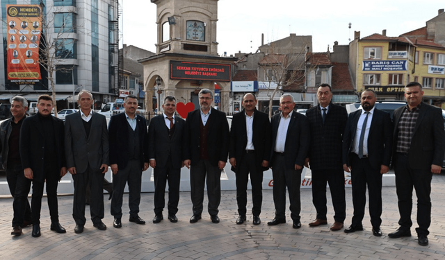 Ak Parti Milletvekili Ali Özkaya Emirdağ'ı ziyaret etti