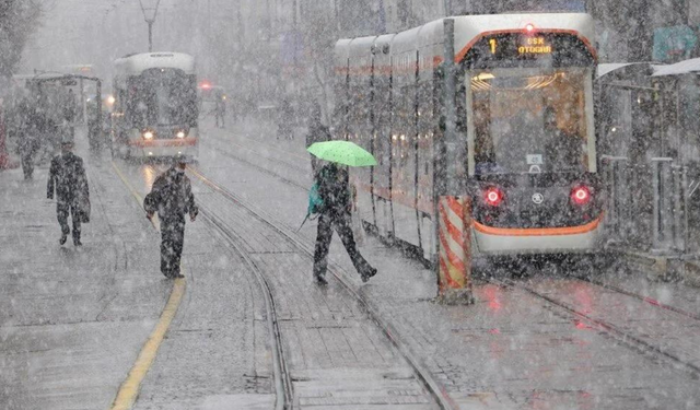 Eskişehir'e soğuk hava ve kar yağışı geliyor