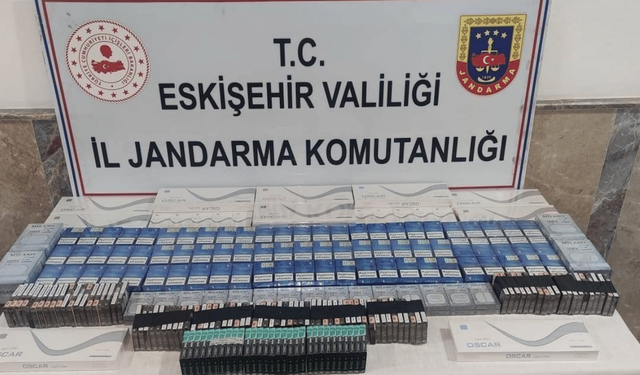 Eskişehir'de kaçak sigaraya operasyon