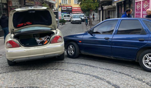 Eskişehir'in merkezinde kaza