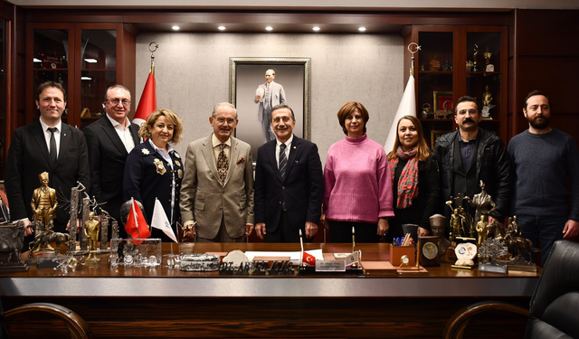 Büyükerşen’den Ataç’a merak uyandıran ziyaret