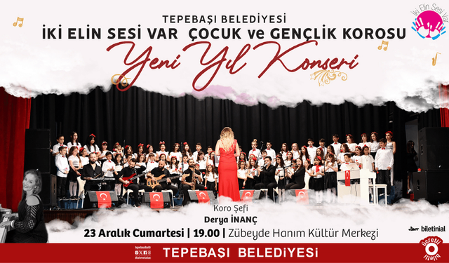 Tepebaşı Belediyesi'nden yeni yıl konseri