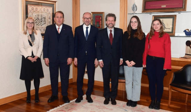 Makedonya Büyükelçisi'nden Rektör Erdal’a ziyaret