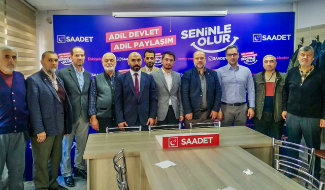 Deva Partisi'nden Saadet Partisi'ne taziye ziyareti