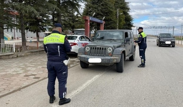 Eskişehir'de 1 haftada 185 araç trafikten men edildi