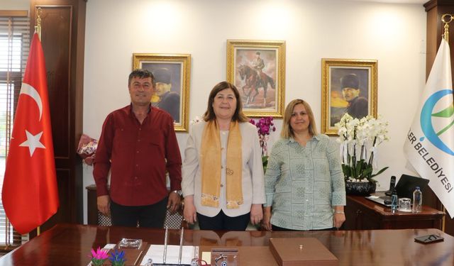 Çifteler Taşıyıcılar Kooperatifi Başkanından Zehra Konakcı'ya ziyaret