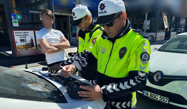 Eskişehir'deki sürücülere 800 bin TL'den fazla ceza kesildi