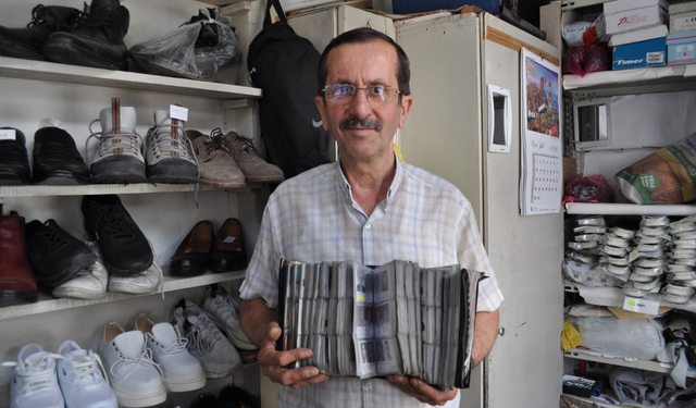 Eskişehir'de eşi benzeri olmayan fotoğraf arşivi: 3 bin 500 vesikalık topladı