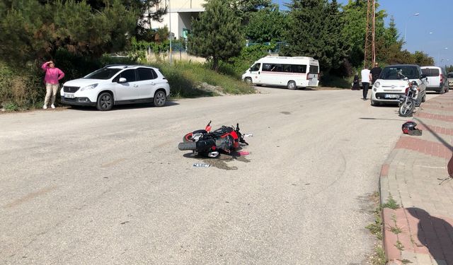 Komşuda meydana gelen trafik kazasında 1 kişi yaralandı