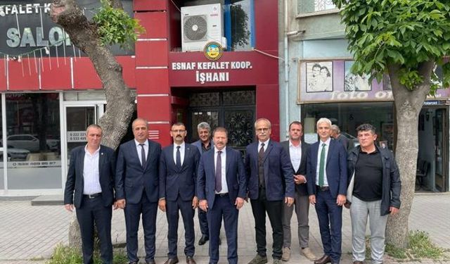 Ankara Esnaf ve Sanatkarlar Odaları Birliği Başkanından Eskişehir'e ziyaret