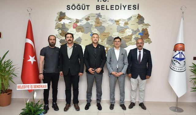 Belediye-İş Sendikası Eskişehir Şubesinden Söğüt Belediyesi'ne ziyaret