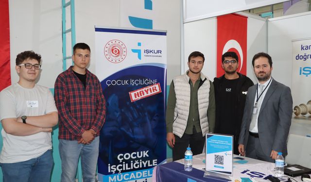 Çocuk İşçiliğiyle Mücadele Birimi standı açıldı