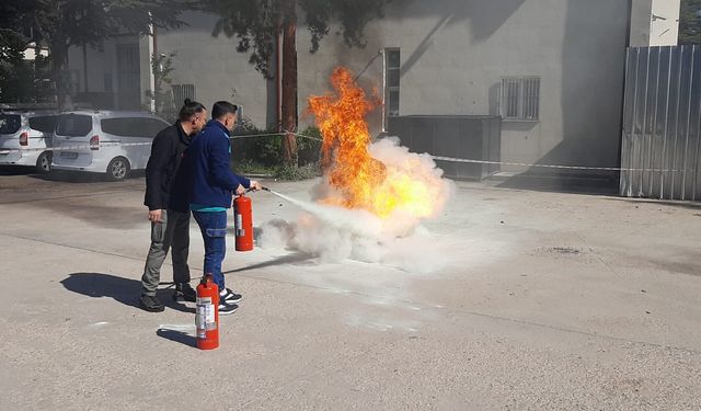 Eskişehir'de yangın tatbikatı yapıldı