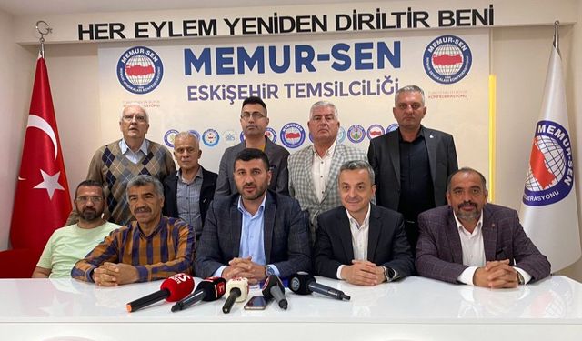 Eskişehir Memur-Sen Başkanlar Kurulu gündeme dair konuları değerlendirdi