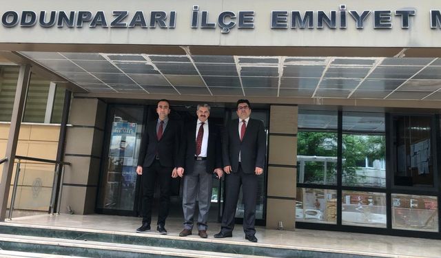 Göreve başlayan Odunpazarı İlçe Emniyet Müdürüne ziyaretler devam ediyor