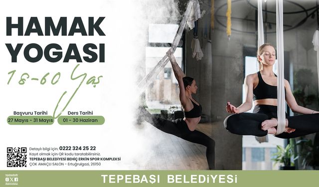 Hamak yogası kayıtları devam ediyor