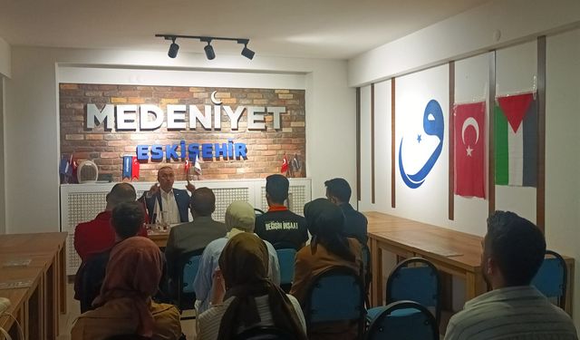 İl Milli Eğitim Müdürlüğü Medeniyet Söyleşileri'ne konuk oldu