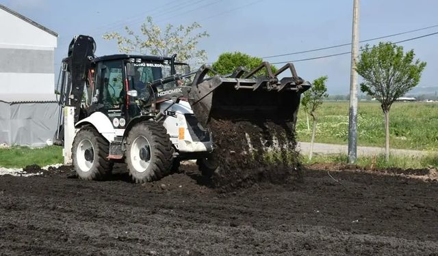 İnönü Belediyesi'nde yeni park alanı çalışmaları başladı