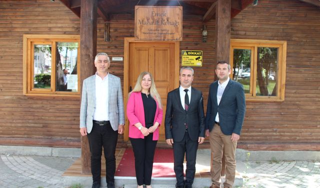 İŞKUR'dan Emek Mahallesi Muhtarı Sibel Akıl’a ziyaret