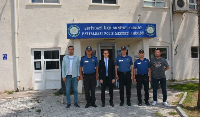 Kaymakam Çolak İlçe Emniyet Amirliğini ziyaret etti