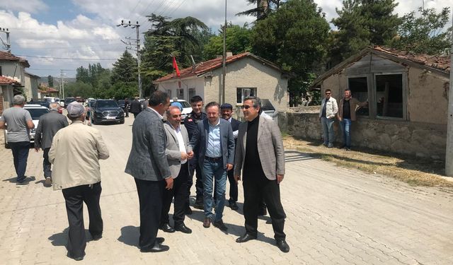 Kızılinler Mahalle'sinde yağmur duası yapıldı