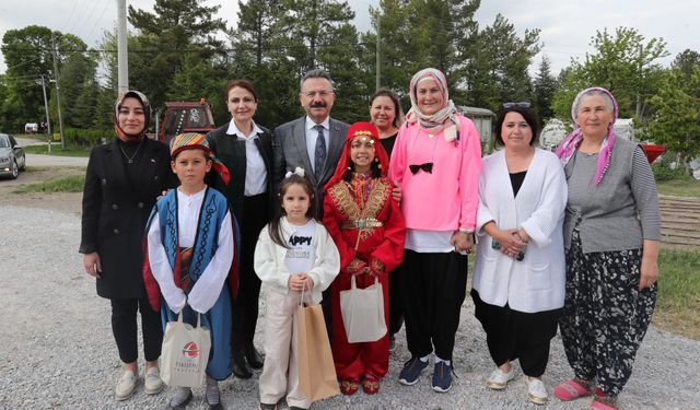 Mahmudiye Kaymakamından Nesibe Hatun Doğal Yaşam Üretim Merkezi'ne ziyaret