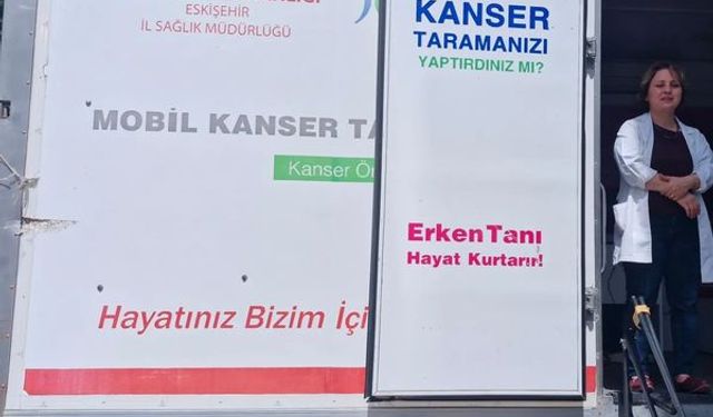 Mobil kanser taraması aracı okulları geziyor