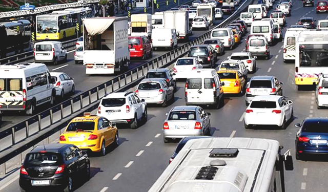 Eskişehir'deki trafiğe kayıtlı araç sayısında rekor artış