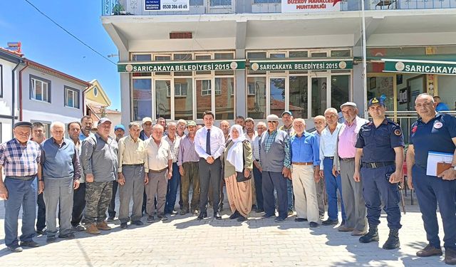 Sarıcakaya Kaymakamı mahalle ziyaretlerine devam ediyor