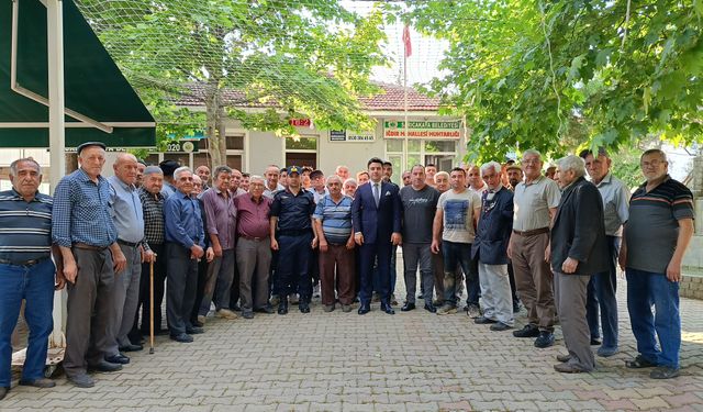 Sarıcakaya Kaymakamı Orhan vatandaşların talep ve isteklerini dinledi