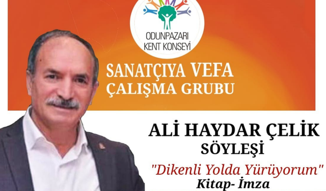 Ali Haydar Çelik’e imza günü yapılacak