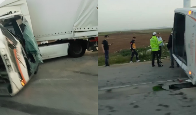 Eskişehir'de halk otobüsü ile TIR çarpıştı: Çok sayıda yaralı var