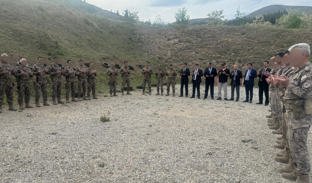 Sınır ötesinde görev yapacak özel harekatçılar için uğurlama töreni