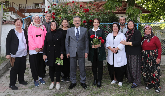 Vali Aksoy'dan Nesibe Hatun Doğal Yaşam Üretim Merkezi'ne ziyaret