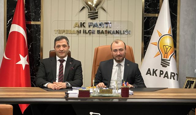 Ümit Sezer'den AK Parti Tepebaşı İlçe Başkanlığına ziyaret