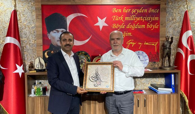 Yenilikçi Sağlık ve Sosyal Hizmet Çalışanları Sendikasından MHP İl Başkanına ziyaret