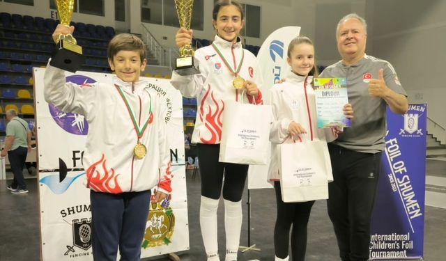 Eskişehirli sporcular Bulgaristan'dan 2 adet 1'incilikle döndü