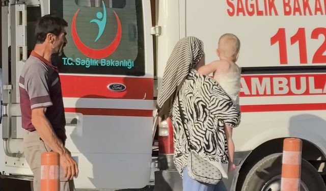 1,5 yaşındaki bebeğin üzerine kaynar su döküldü