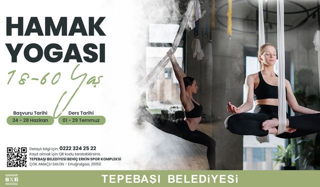 Hamak yogası için kayıtlar başlıyor