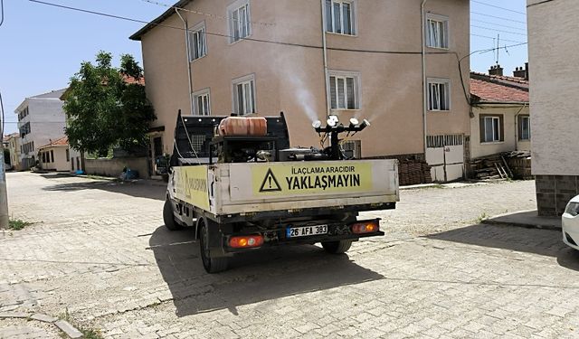 Odunpazarı Belediyesi yıl boyunca sürdürdüğü ilaçlama çalışmalarına hız verdi