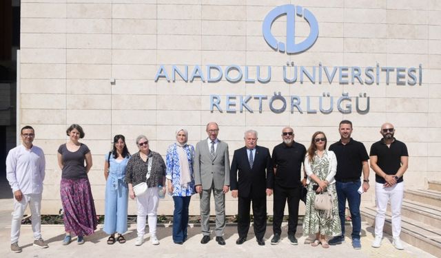 TÜBA’dan uluslararası proje için Anadolu Üniversitesine ziyaret