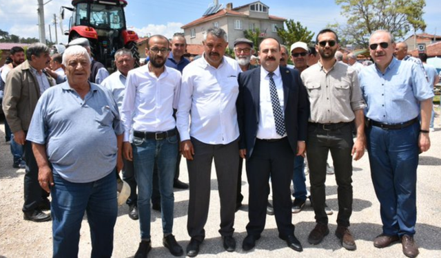 AK Parti İl Yönetim Kurulu Üyeleri İnönü'de yağmur duasına katıldı