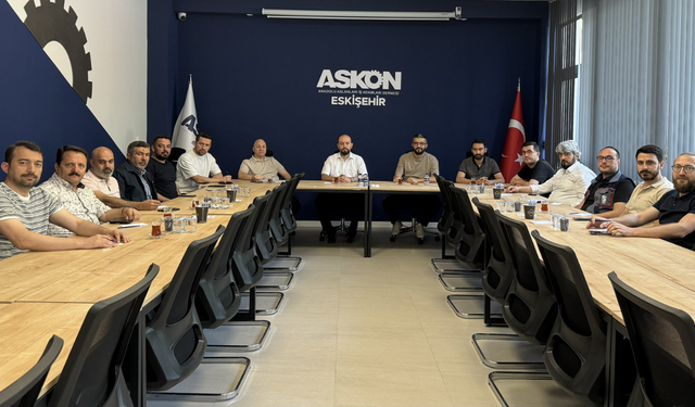 ASKON Eskişehir haftalık yönetim kurulu toplantısı gerçekleştirildi