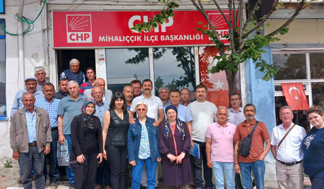 CHP Eskişehir İl Başkanlığı Mihalıççık'ta danışma toplantısı yaptı