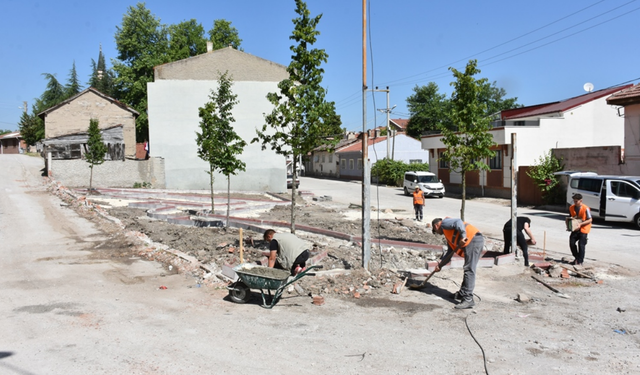 İnönü'de ikinci park yapımı devam ediyor